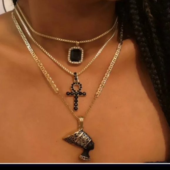 3 layer NECKLACE - Picture 1 of 2